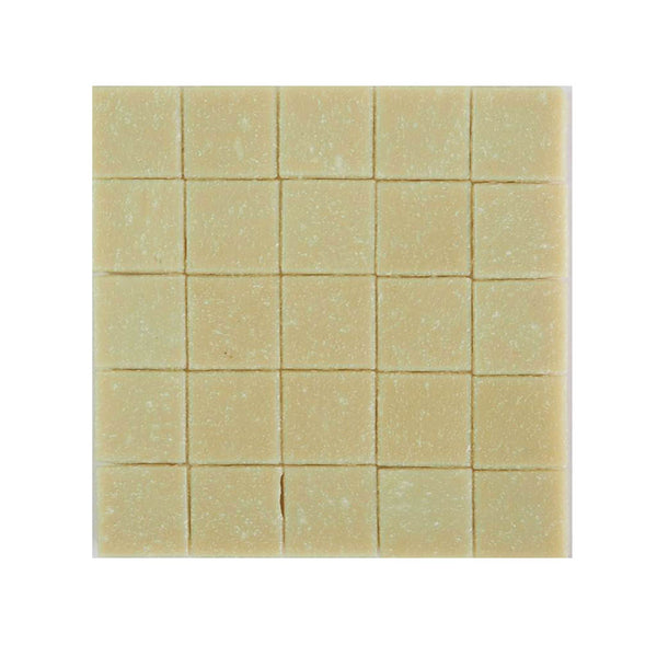 Vitreous glass mosaic tiles, 20x20 mm, Opaque Beige