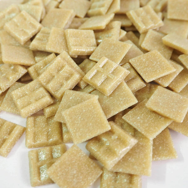 Vitreous glass mosaic tiles, 20x20 mm, Opaque Sand