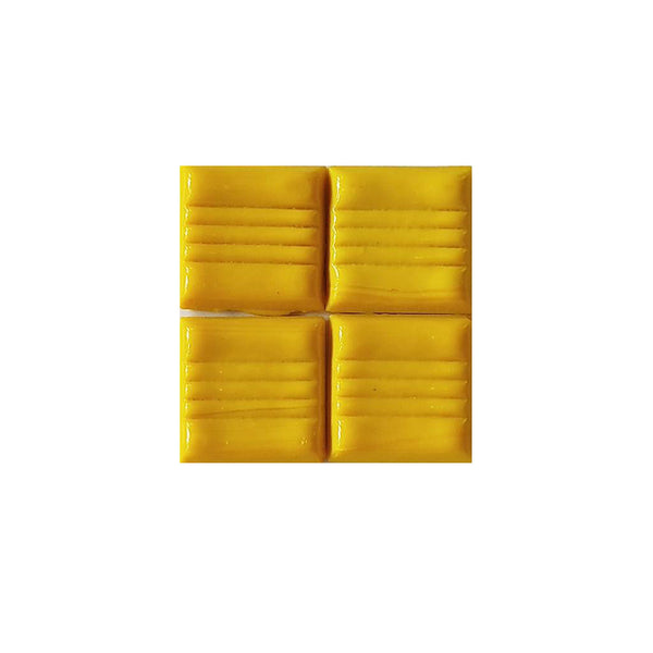 Vitreous glass mosaic tiles, 20x20 mm, Opaque Empire Yellow