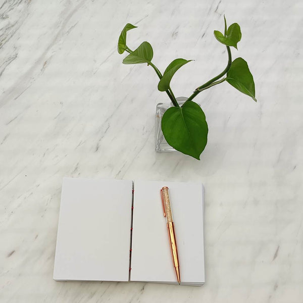 Handmade Coptic stitch / Kettle stitch binding - A6 book journal / Classic Mini Flowers