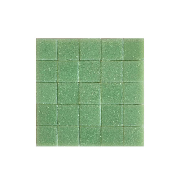 Vitreous glass mosaic tiles, 20x20 mm, Opaque White Jade