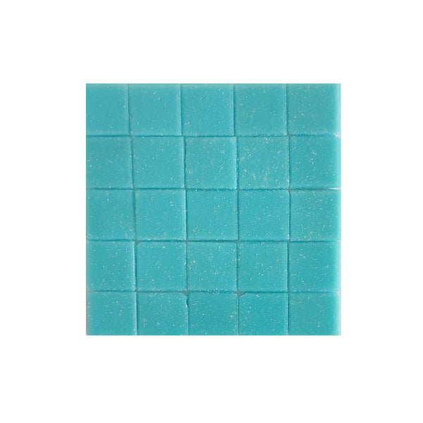 Vitreous glass mosaic tiles, 20x20 mm, Opaque Ethereal Blue