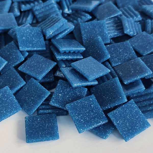 Vitreous glass mosaic tiles, 20x20 mm, Opaque Brillant Blue