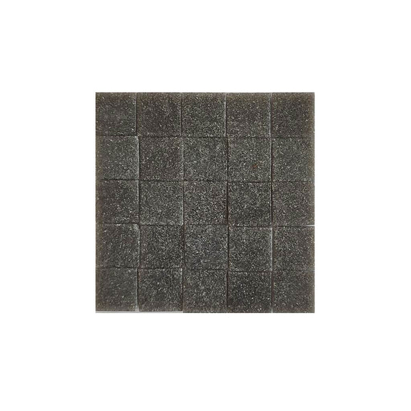 Vitreous glass mosaic tiles, 20x20 mm, Opaque Gray