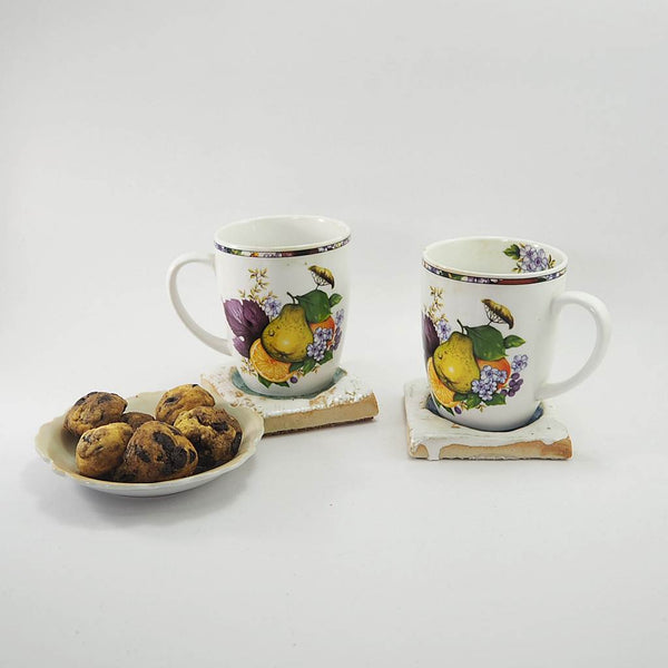 Mosaic ceramic coaster