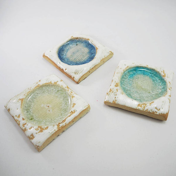 Mosaic ceramic coaster
