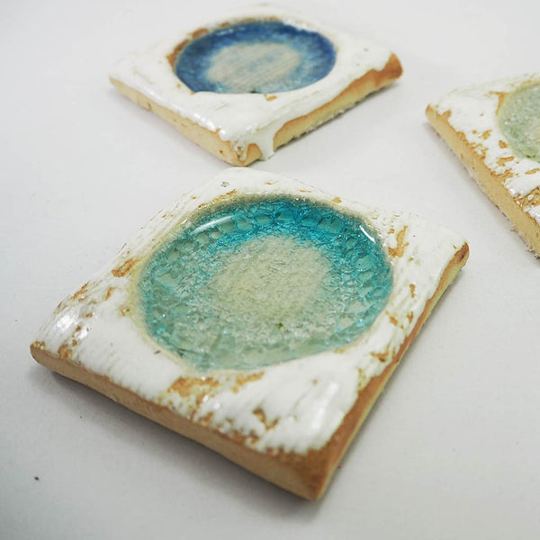 Mosaic ceramic coaster