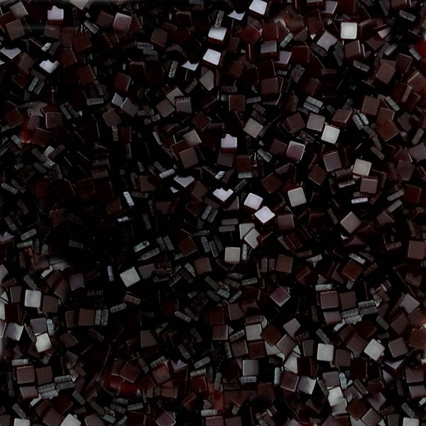 Resin mosaic tiles, 5x5 mm, Clear 803 Chestnut
