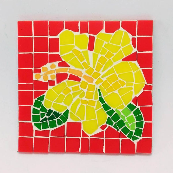 Mosaic acrylic coaster