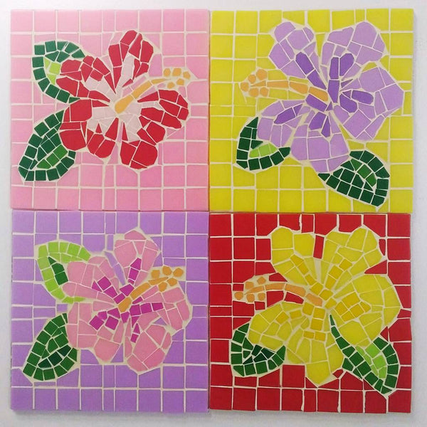 Mosaic acrylic coaster