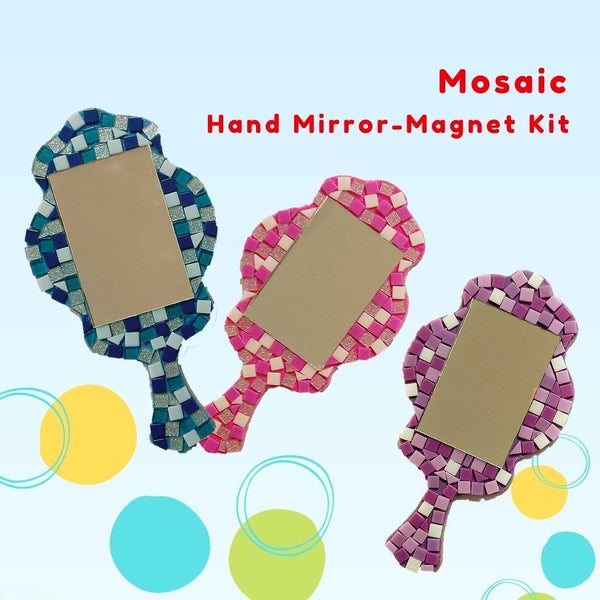 Mosaic Hand Mirror with magnet Kit