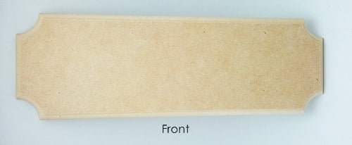 MDF Plaque Sign 30 x 10 cm