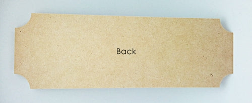 MDF Plaque Sign 30 x 10 cm