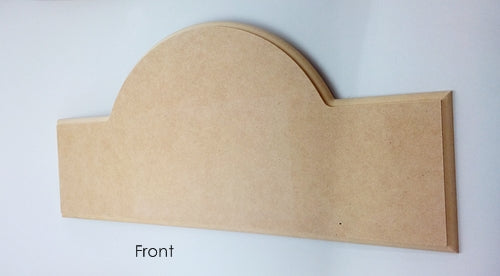 MDF Plaque Sign  40 x 18 cm