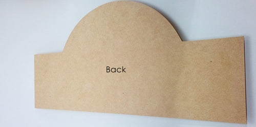 MDF Plaque Sign  40 x 18 cm