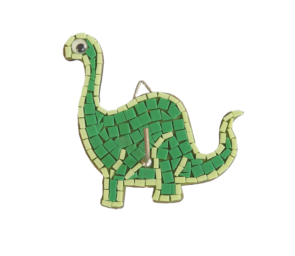 Mosaic key hanger, Dinosaur Apatosaurus