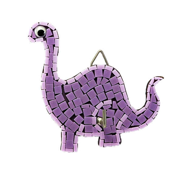 Mosaic key hanger, Dinosaur Apatosaurus