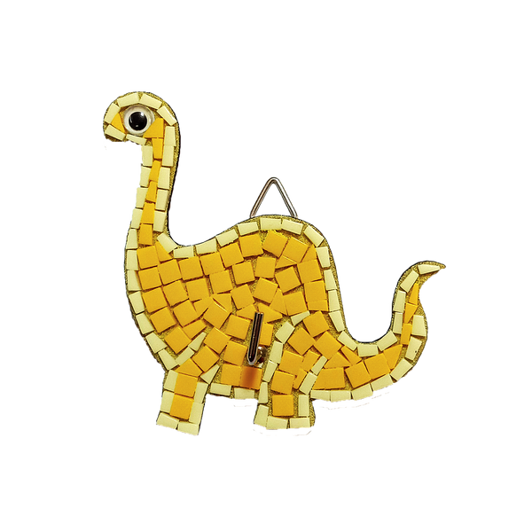 Mosaic key hanger, Dinosaur Apatosaurus