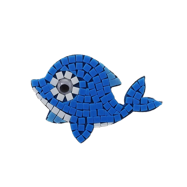Mosaic magnet kit, Dolphin