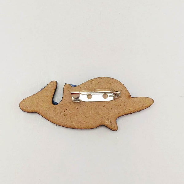 Mosaic brooch kit, Dolphin
