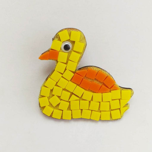 Mosaic brooch kit, Duck