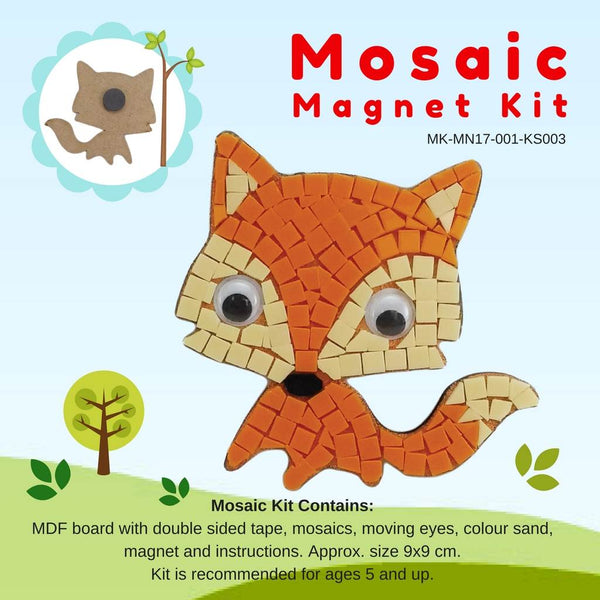 Mosaic magnet kit, Foxy