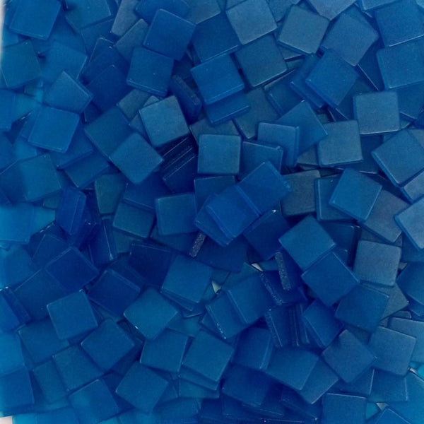 Resin mosaic tiles, 10x10 mm, Frost LB Light Blue