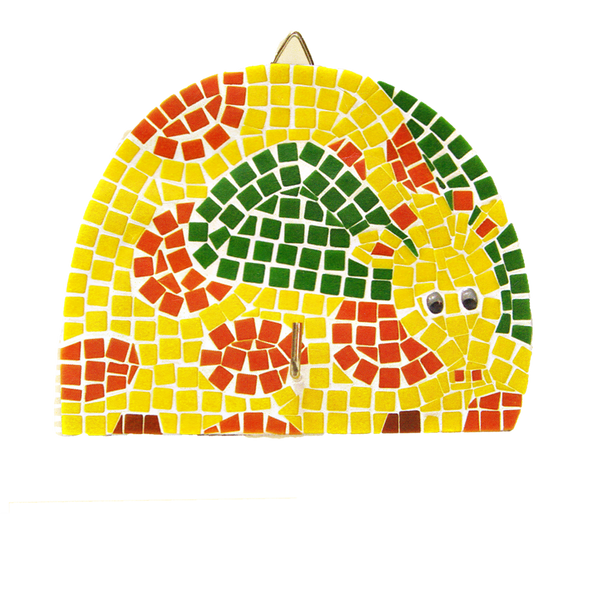Mosaic key hanger, Giraffe