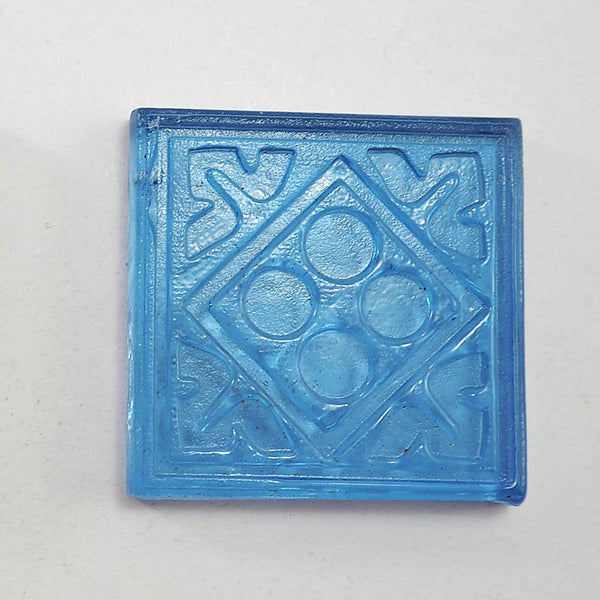 Decorative Square glass tiles, 48x48 mm, Geometry