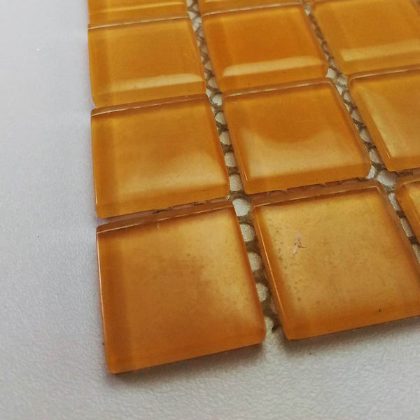 Glass mosaic tiles, 20x20 mm, Marmalade