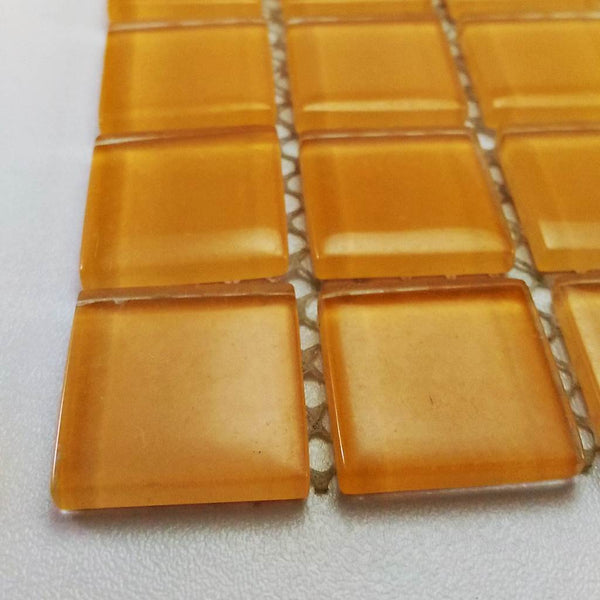 Glass mosaic tiles, 20x20 mm, Marmalade