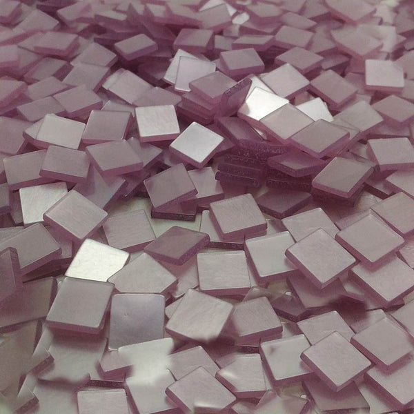 Resin mosaic tiles, 10x10 mm, Glossy LP Light Purple
