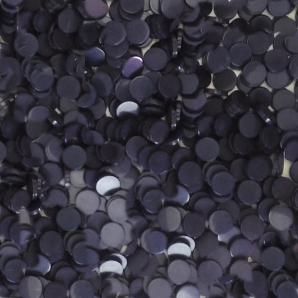 Resin mosaic tiles, Round 10 mm, Glossy Black