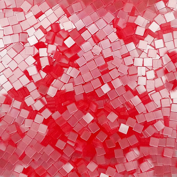 Resin mosaic tiles, 5x5 mm, Glossy 255 Almond Blossom