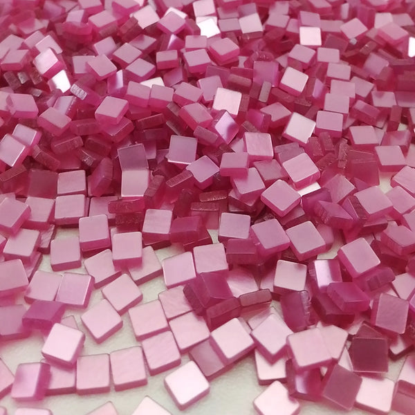 Resin mosaic tiles, 5x5 mm, Glossy 656 Dusty Lavender