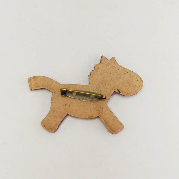 Mosaic brooch kit, Horse