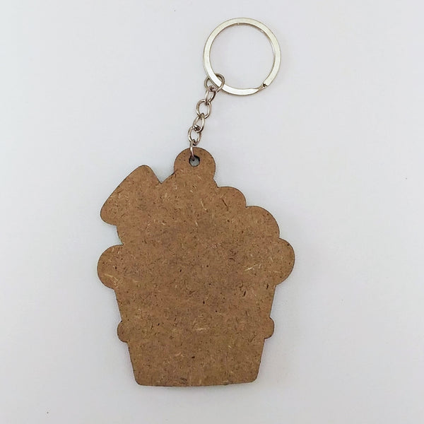 Mosaic key chain kit, Ice cream wafer