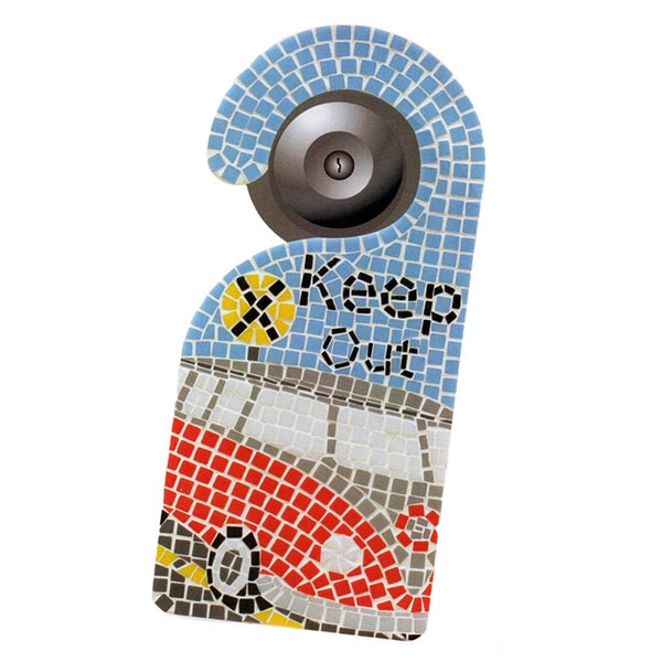 Mosaic door hanger kit, Keep Out