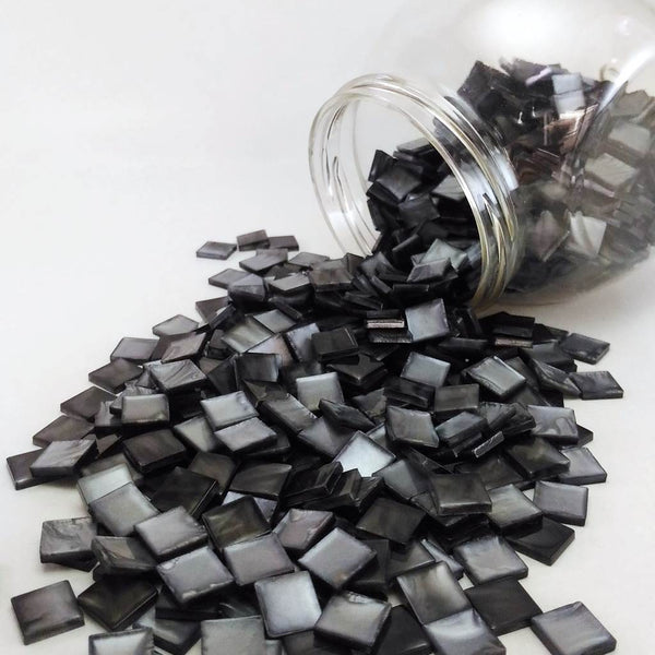 Resin mosaic tiles, 10x10 mm, Kerei 918 Wren