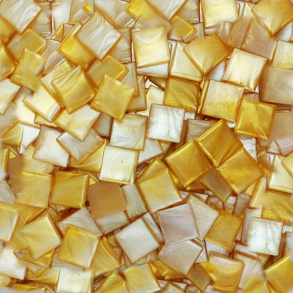 Resin mosaic tiles, 15x15 mm, Kerei 140 Snapdragon