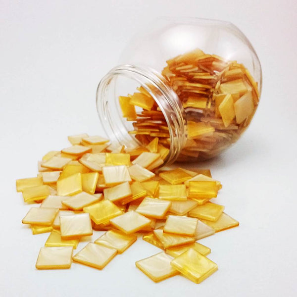 Resin mosaic tiles, 15x15 mm, Kerei 140 Snapdragon