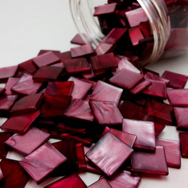 Resin mosaic tiles, 15x15 mm, Kerei 320 Chilli Pepper