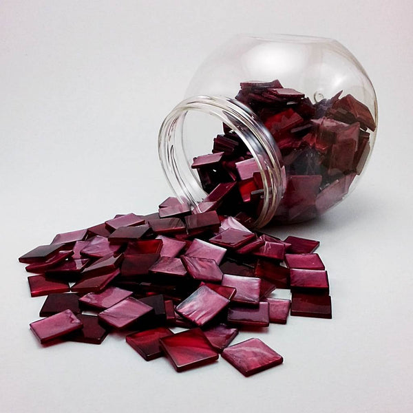 Resin mosaic tiles, 15x15 mm, Kerei 320 Chilli Pepper