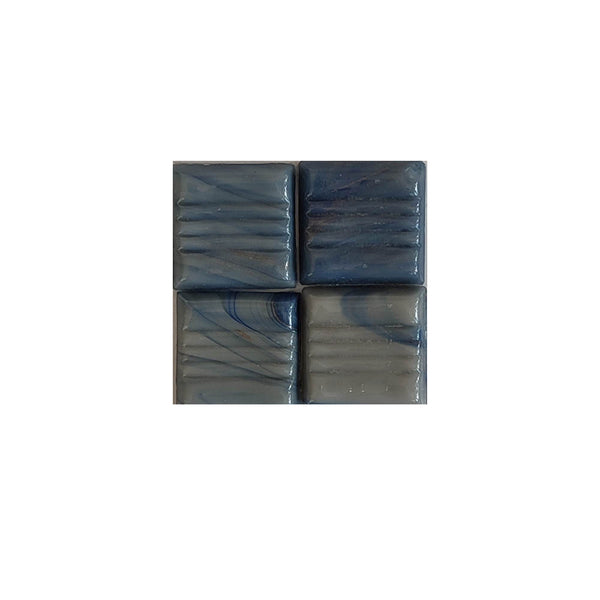 Vitreous glass mosaic tiles, 20x20 mm, Opaque Graymist