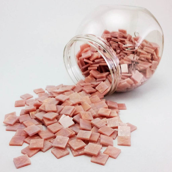 Resin mosaic tiles, 10x10 mm, Marble 202 Lilac