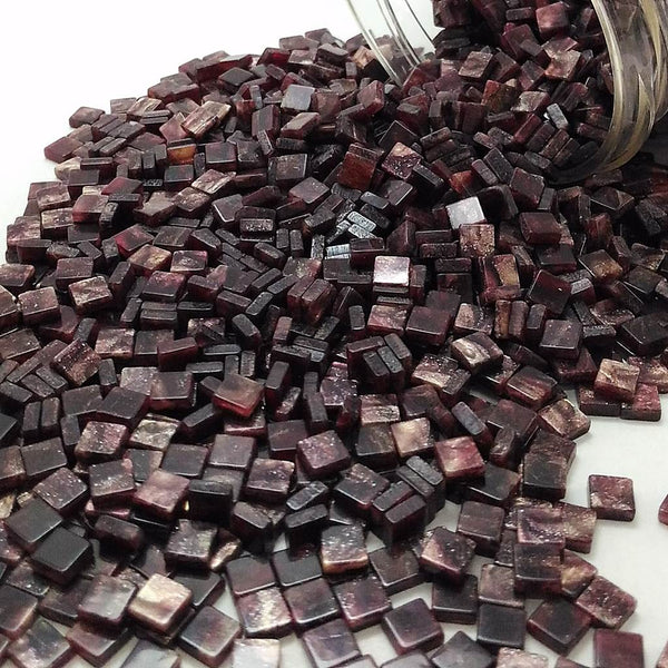 Resin mosaic tiles, 5x5 mm, Marble 662 Purple Velvet