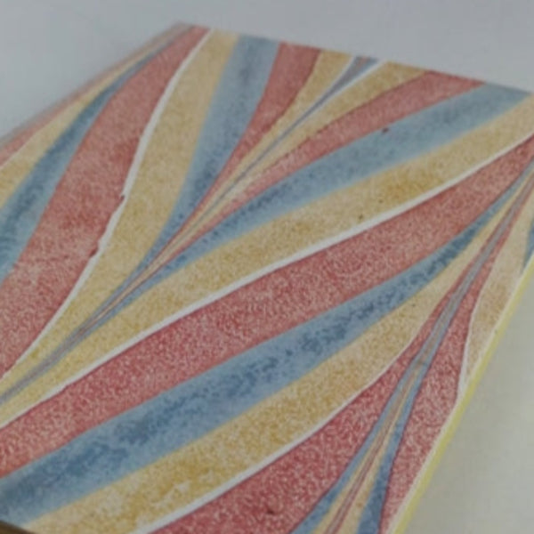 Handmade Paper  B5 book journal / Marbled print