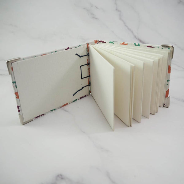Handmade Secret Belgian stitch binding - Mini book journal