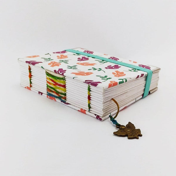 Handmade French stitch binding - Mini book journal