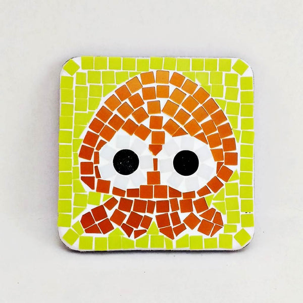 Mosaic Coaster or Magnet Kit, Octopus